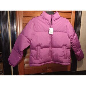 Forever 21 nwt puffer jacket purple women's small